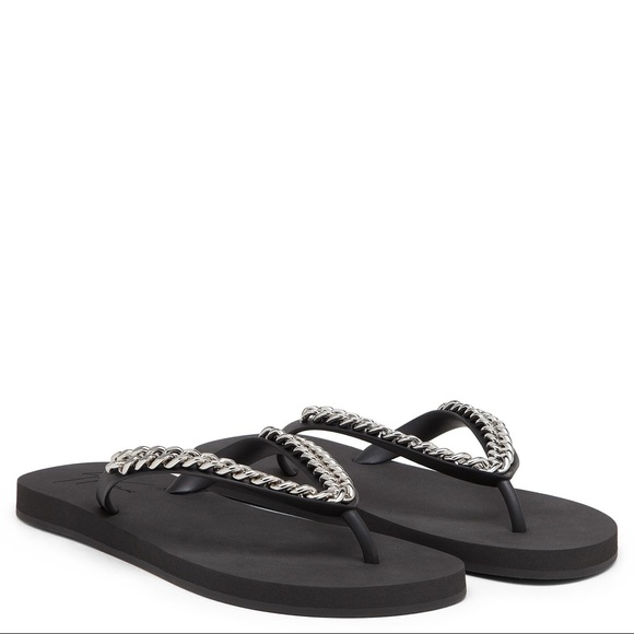 giuseppe zanotti • NEW • men’s chain flip flop - Picture 7 of 9